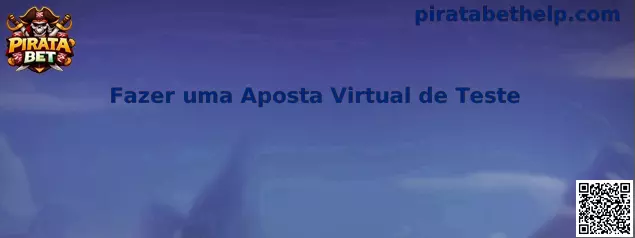 Fazer uma Aposta Virtual de Teste